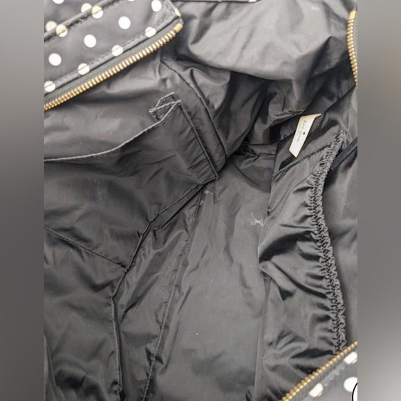 Kate Spade Black & White Polka Dotted Diaper Bag - Picture 5 of 12